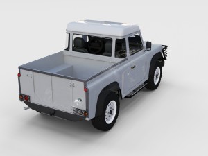 full land rover defender pack w chassis and inter 3D Модель