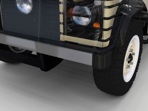 full land rover defender pack w chassis and inter 3D Модель