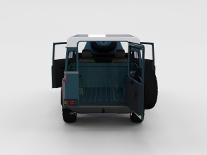 full land rover defender pack w chassis and inter 3D Модель
