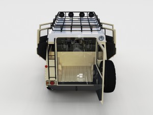 full land rover defender pack w chassis and inter 3D Модель