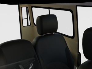 full land rover defender pack w chassis and inter 3D Модель