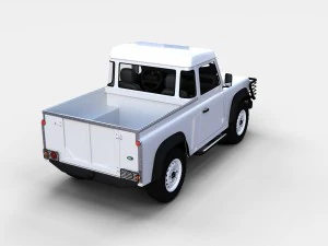 land rover defender pack with interior 3D Model