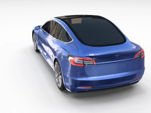 modello tesla 3 Modello 3D