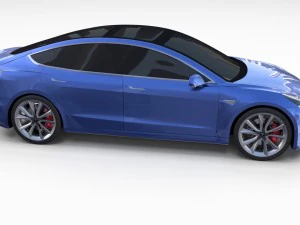 modello tesla 3 Modello 3D