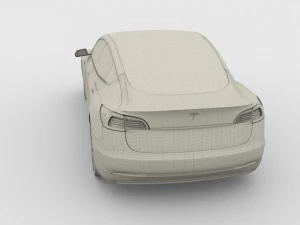 modello tesla 3 Modello 3D