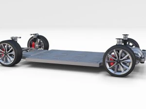 tesla model 3 chassis 3D Model