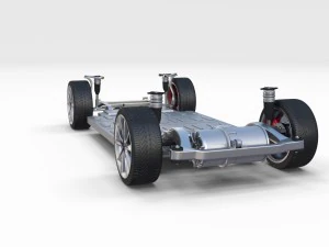 tesla model 3 chassis 3D Model