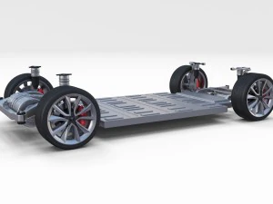 tesla model 3 chassis 3D Model