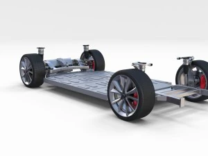 tesla model 3 chassis 3D Model