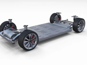 tesla model 3 chassis 3D Model
