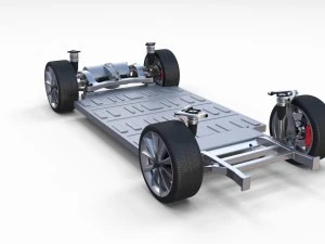 tesla model 3 chassis 3D Model