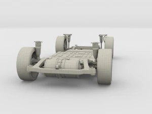 tesla model 3 chassis 3D Model