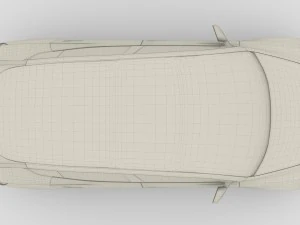 tesla model 3 red 3D Model