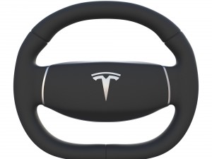 tesla model 3 steering wheel 3Dモデル
