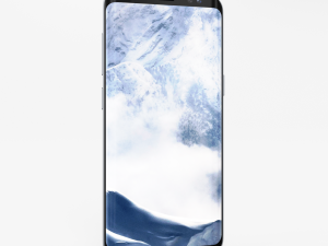 samsung galaxy s8 arctic silver 3D Model