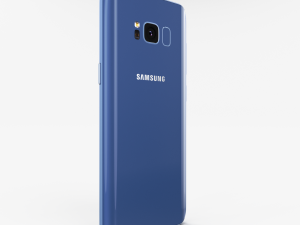 samsung galaxy s8 coral blue 3D मॉडल