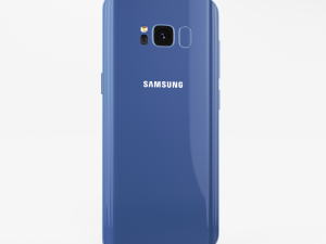 samsung galaxy s8 coral blue 3D मॉडल