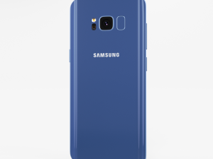samsung galaxy s8 coral blue 3D मॉडल