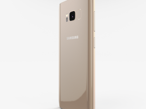 samsung galaxy s8 maple gold Model 3D