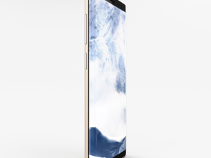 samsung galaxy s8 maple gold Model 3D