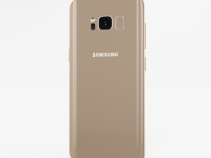 samsung galaxy s8 maple gold Model 3D