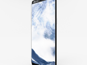samsung galaxy s8 midnight black 3D Модель