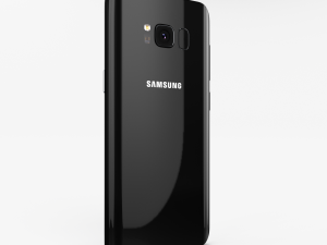 samsung galaxy s8 midnight black 3D Модель