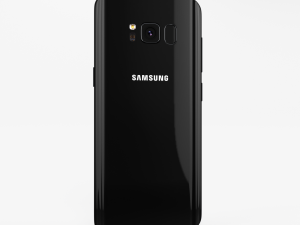 samsung galaxy s8 midnight black 3D Модель