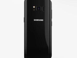 samsung galaxy s8 midnight black 3D Model