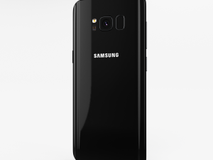 samsung galaxy s8 midnight black 3D Модель