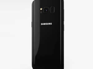 samsung galaxy s8 midnight black 3D Model