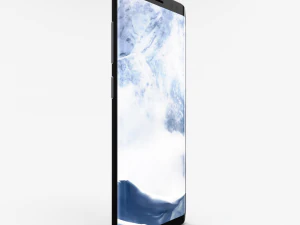 samsung galaxy s8 midnight black 3D Model