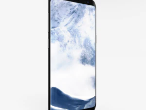 samsung galaxy s8 midnight black 3D Model