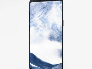 samsung galaxy s8 midnight black 3D Model