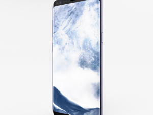 samsung galaxy s8 orchid gray 3D Model