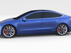 tesla model 3 pack 3D Model