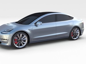 tesla model 3 pack 3D Model