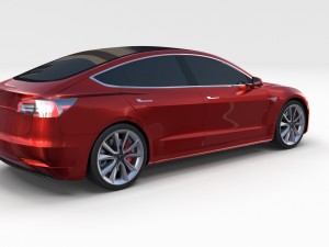 tesla model 3 pack 3D Model