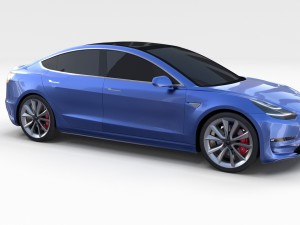tesla model 3 pack 3D Model