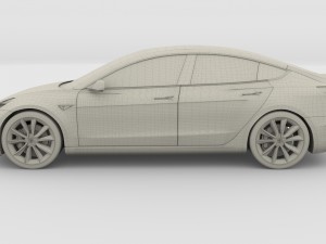 tesla model 3 pack 3D Model