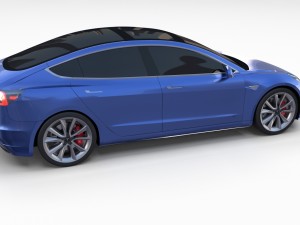 tesla model 3 pack 3D Model