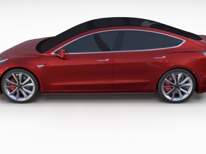 tesla model 3 pack 3D Model
