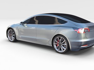tesla model 3 pack 3D Model
