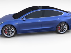 tesla model 3 pack 3D Model