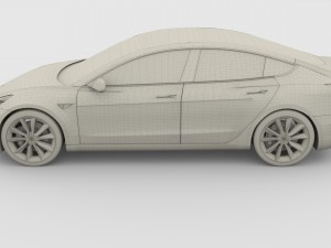 tesla model 3 pack 3D Model