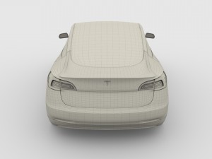 tesla model 3 pack 3D Model