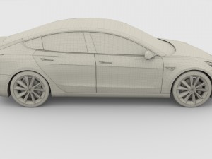 tesla model 3 pack 3D Model