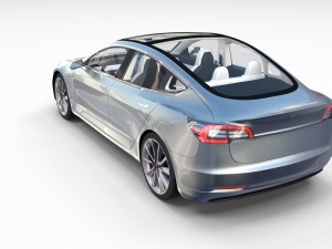 tesla model 3 with interior pack Model 3D