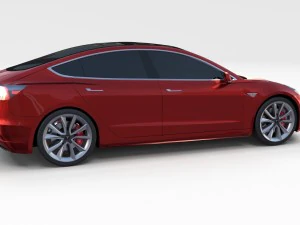 tesla model 3 and model s pack 3D Model