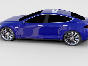 tesla model 3 and model s pack 3D मॉडल